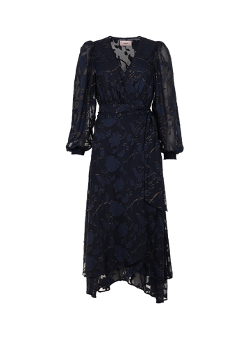 Freebird Jurk Blossom Blossom Layer Wv-Burnout-Flower-25-4