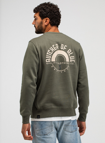 Butcher of Blue Pullover Army Circle Crew M2613054
