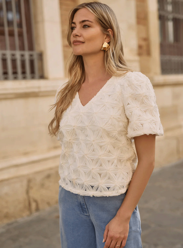 Freebird Top Boa Boa 3D Wv-3D-Voile-Flower-26-1