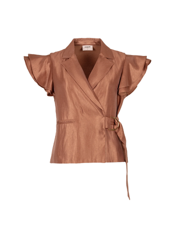 Freebird Blouse Brightly Brightly F-Wv-Vis-Pes-26-2