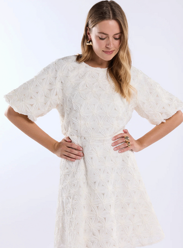 Freebird Jurk Dottie Dottie Wv-3D-Voile-Flower-26-1