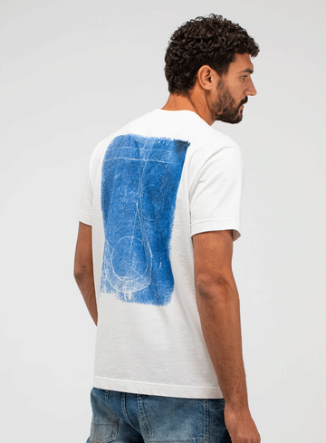 Butcher of Blue T-shirt Army Cyan Loose M2613036