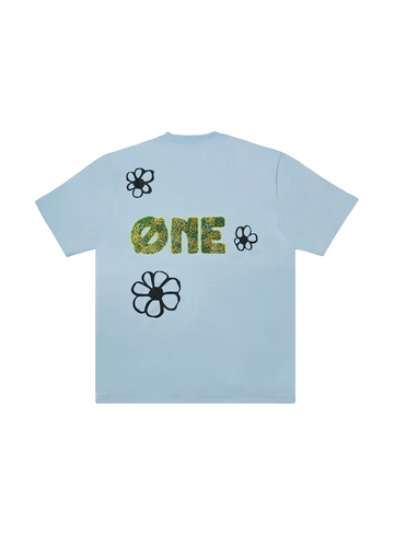 ONE T-shirt flower garden tee