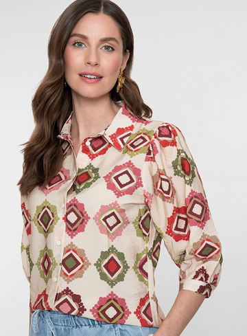Geisha Jeans Blouse