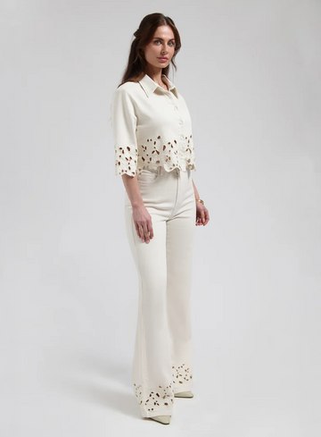 Florèz Jeans Ana Flared Embro