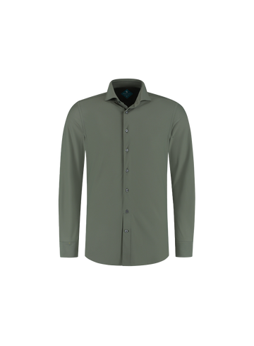 District Indigo Overhemd pique shirt