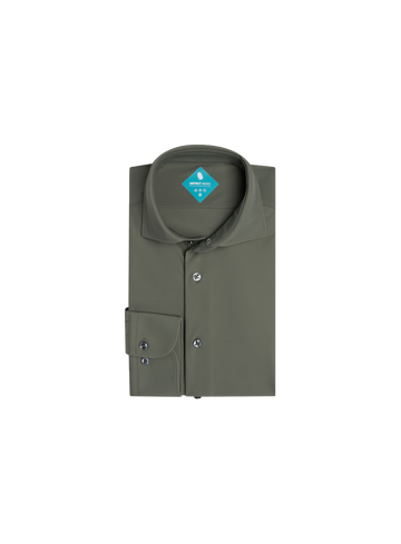 District Indigo Overhemd pique shirt