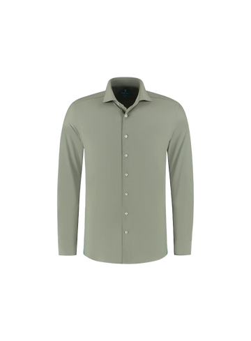 District Indigo Overhemd pique shirt