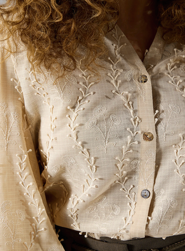 Label Dot Blouse Adelien
