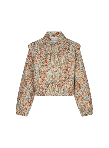 Lofty Manner Zo style je de athleisure trend met Lofty Manner RH41 - Jacket Hani - Flower Jacquard