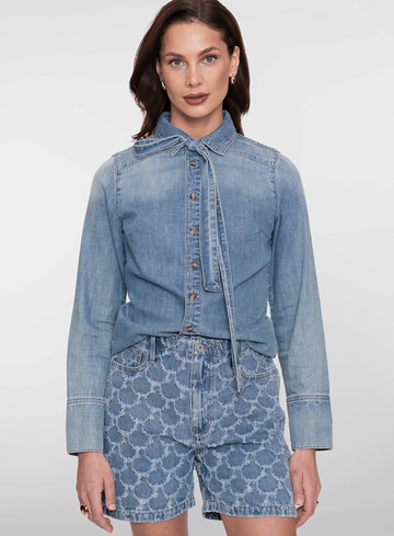 Geisha Jeans Blouse 63000-10