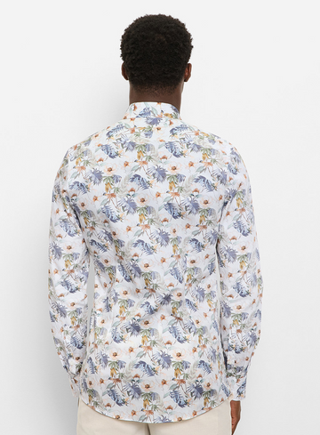 Olymp Level Five Zakelijk overhemd, body fit, Kent 200219