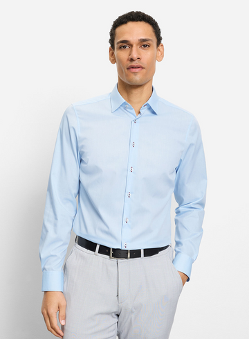 Olymp Level Five Zakelijk overhemd, body fit, Kent 202619