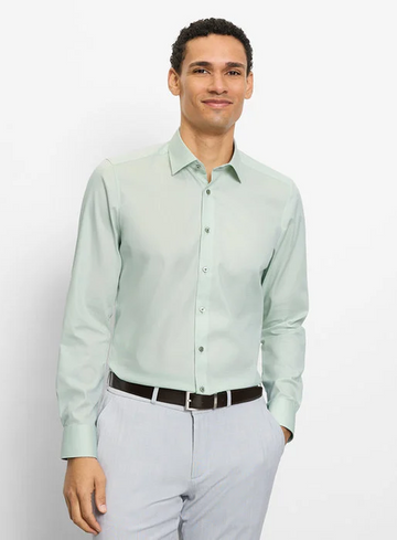 Olymp Level Five Zakelijk overhemd, body fit, Kent 202214