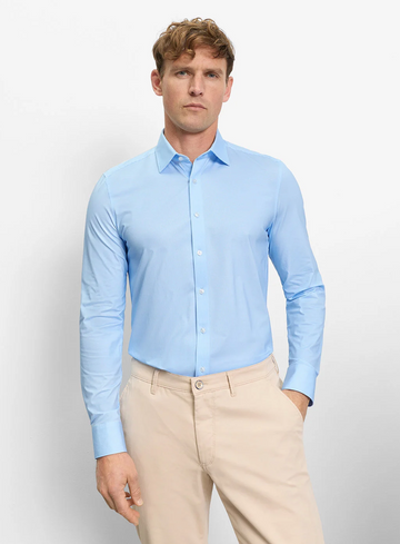 Olymp Level Five 24/Seven Zakelijk overhemd, body fit, New York Kent 210614
