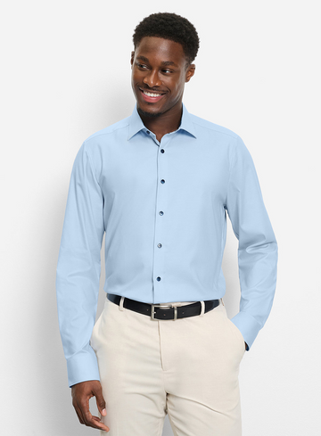 Olymp Level Five Zakelijk overhemd, body fit, New York Kent 216014