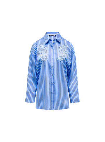 Label Dot Blouse Adola Stripe 2611046 Adola