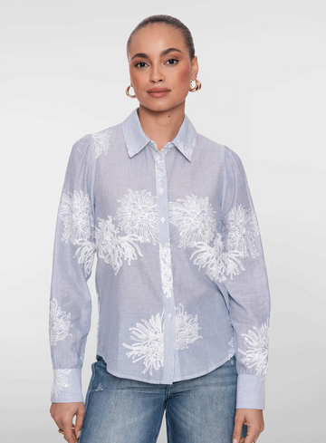 Geisha Jeans Blouse 63143-21