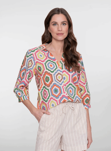 Geisha Jeans Blouse 63280-20