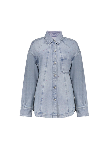 Geisha Jeans Denim blouse 65021-10
