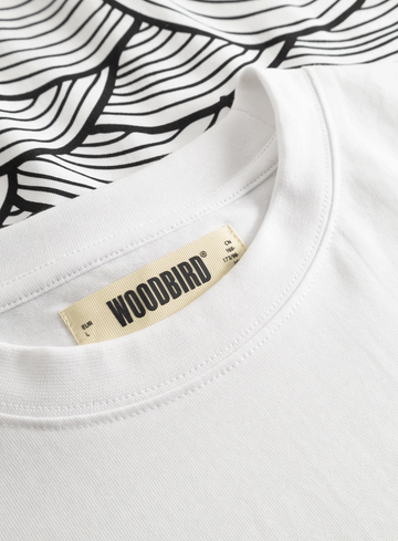 Woodbird T-shirt Baine Sea