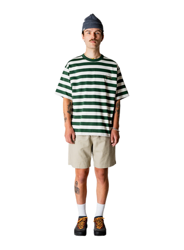 Woodbird T-shirt Beam stripe 2616.408