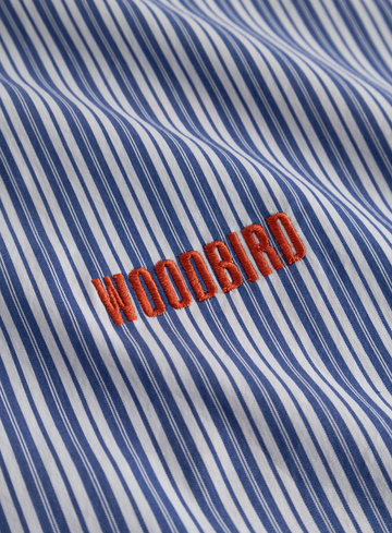 Woodbird Overhemd Brooks Lion