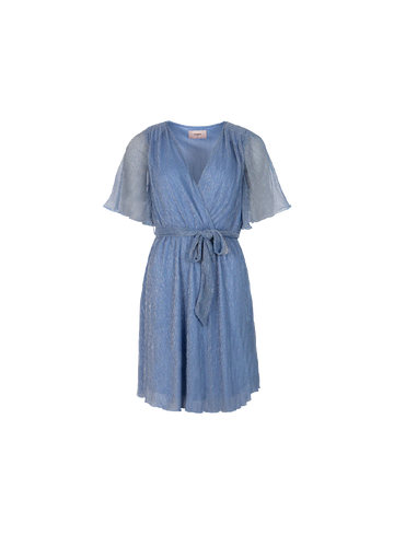 Freebird Jurk Dalena Dalena SS F-Jer-Plisse-lurex-26-1