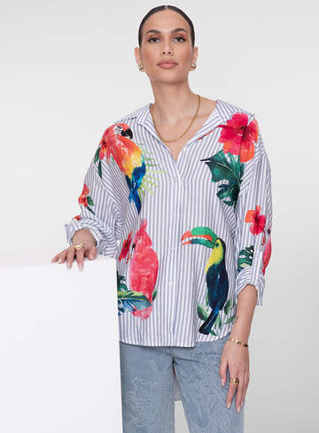 Geisha Jeans Blouse