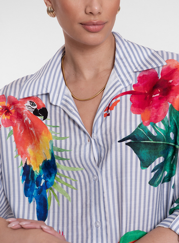 Geisha Jeans Blouse