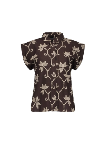 Geisha Jeans Blouse 63212-20