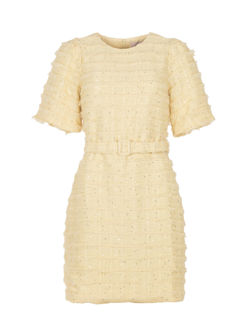 Freebird Jurk Danique SS Wv-Hairy-Sequince-26-1