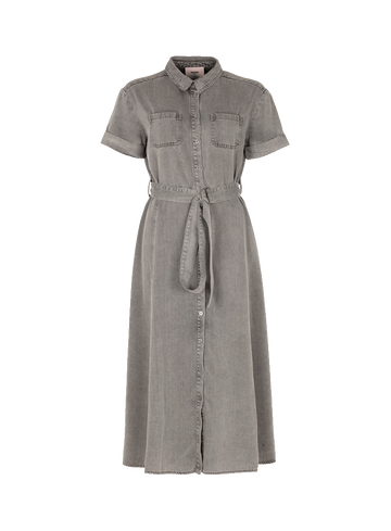 Freebird Jurk Denver Denver Ss Dnm-Tencell-Black-26-1