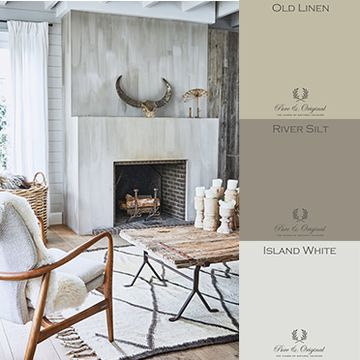 Landelijk klassiek beige, taupe, wit inspiratie Pure & Original