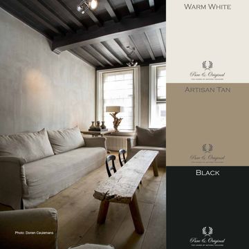Landelijk klassiek wit, bruin zwart inspiratie Pure & Original - Neutrale kleuren