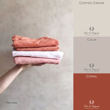 Roze tinten in combinatie met beige betonlook Pure & Original - Neutrale kleuren