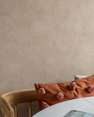 Massif, a mineral and durable micr-stone finish to create a concrete look. Suitable for showers, kitchens, exterior and floors. Micro cement.
