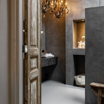 Bathroom, Pure & Original paint Marrakech walls, Concrete look