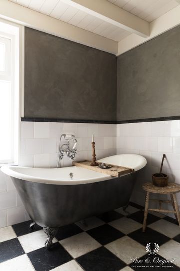 Bathroom Pure & Original Paint Fresco, Thunder Sky