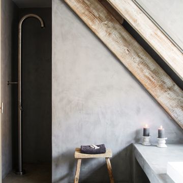 Bathroom, Pure & Original paint Marrakech walls, Concrete look