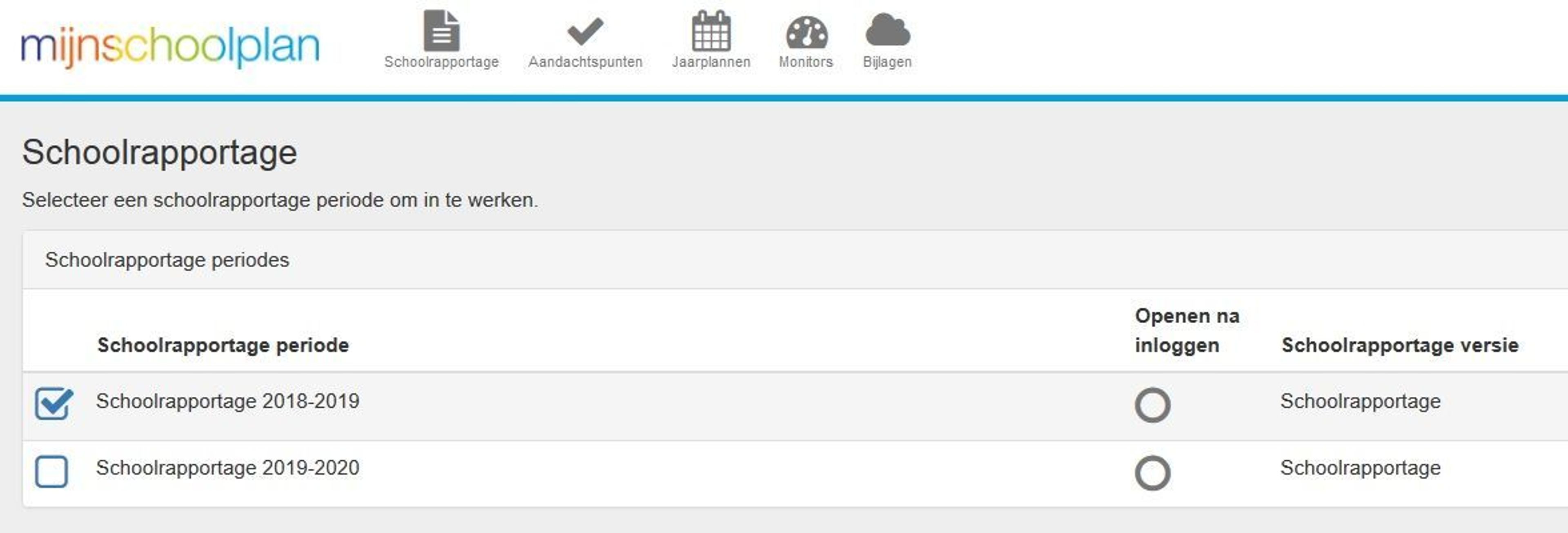 Schoolkwaliteit - schoolrapportage