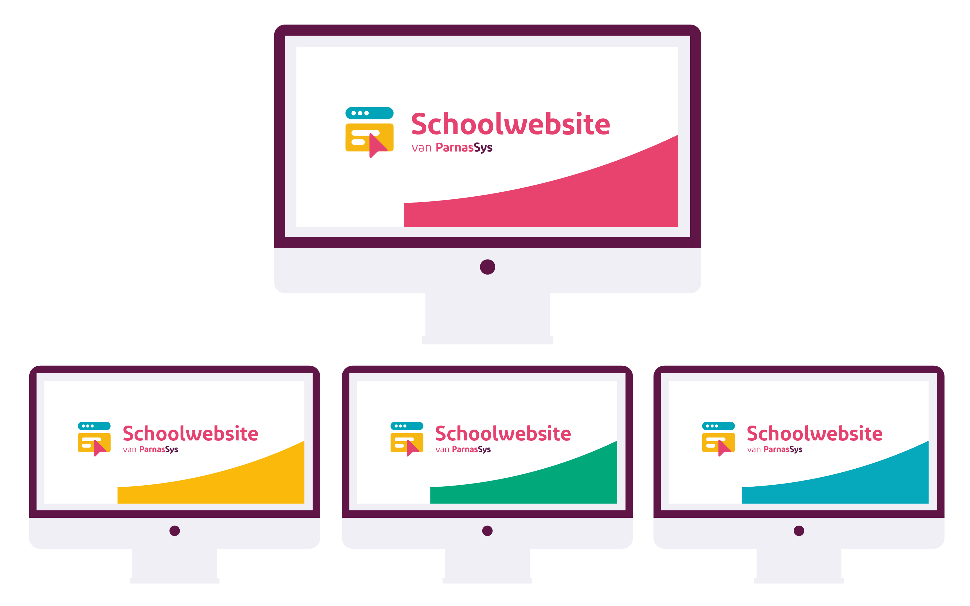 Beheer centraal je websites door het mulitsite platform - Schoolwebsite van ParnasSys