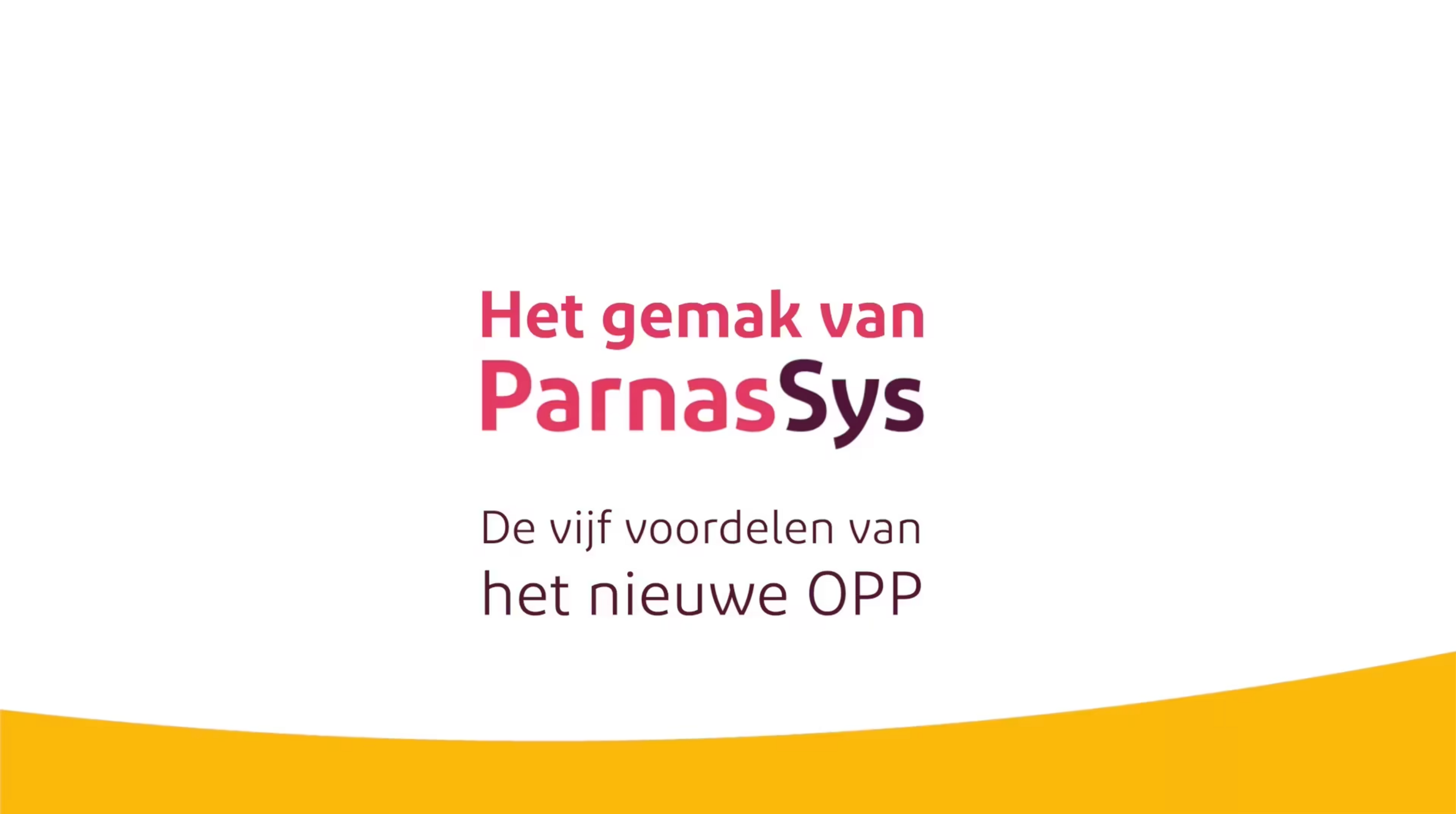 In deze video vertelt Margot je de vijf voordelen van het OPP van ParnasSys