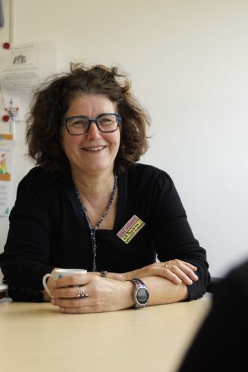 GGZ inGeest therapeut in gesprek met een begeleider