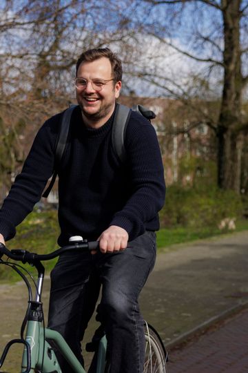 Begeleiders organiseren fietstochtje